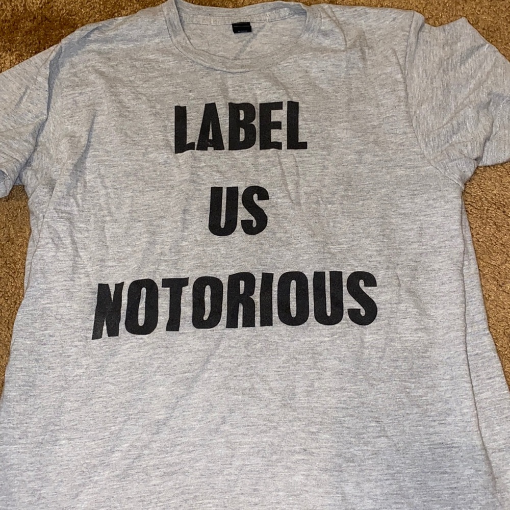 Bad boys reunion tour t shirt - label is notorious